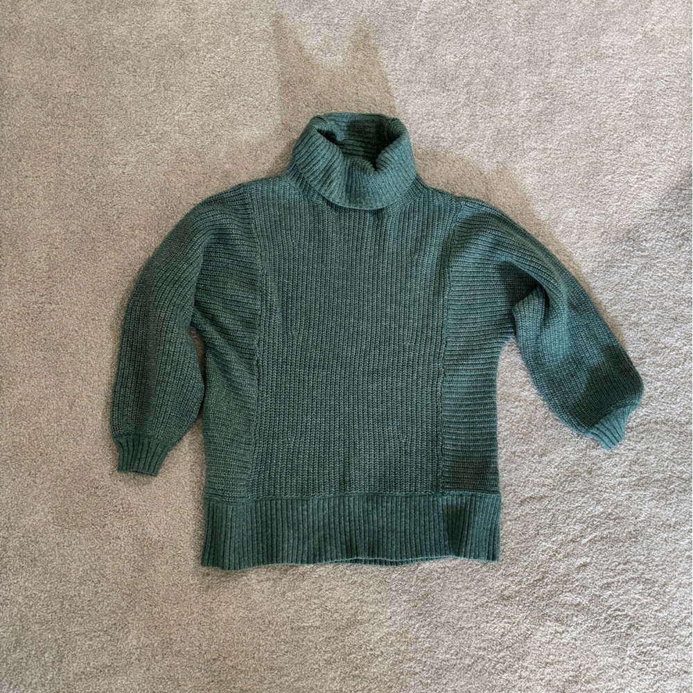 American Eagle Outfitters Green Turtleneck Sweater